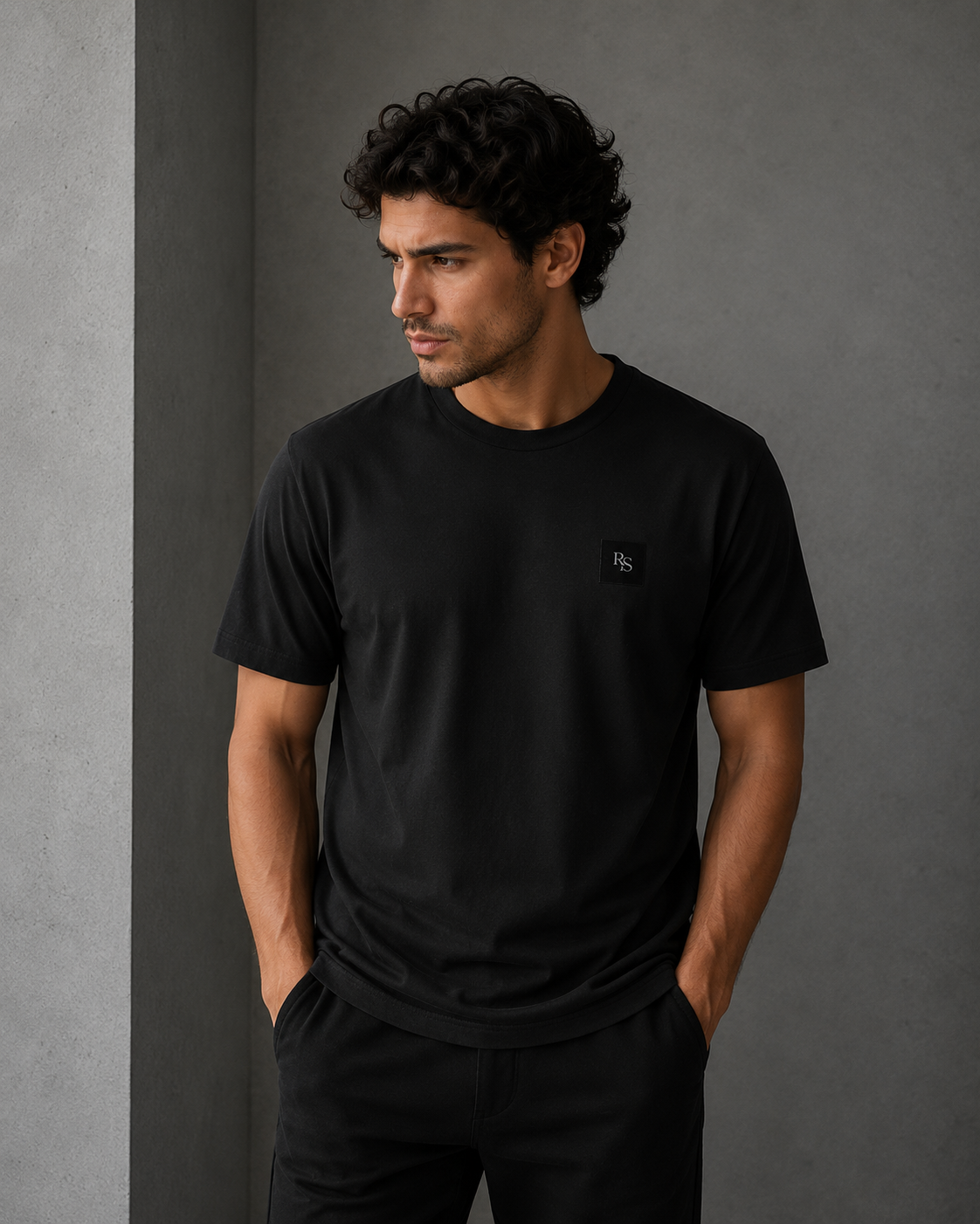RPS Signature Essential Men's Black T-Shirt